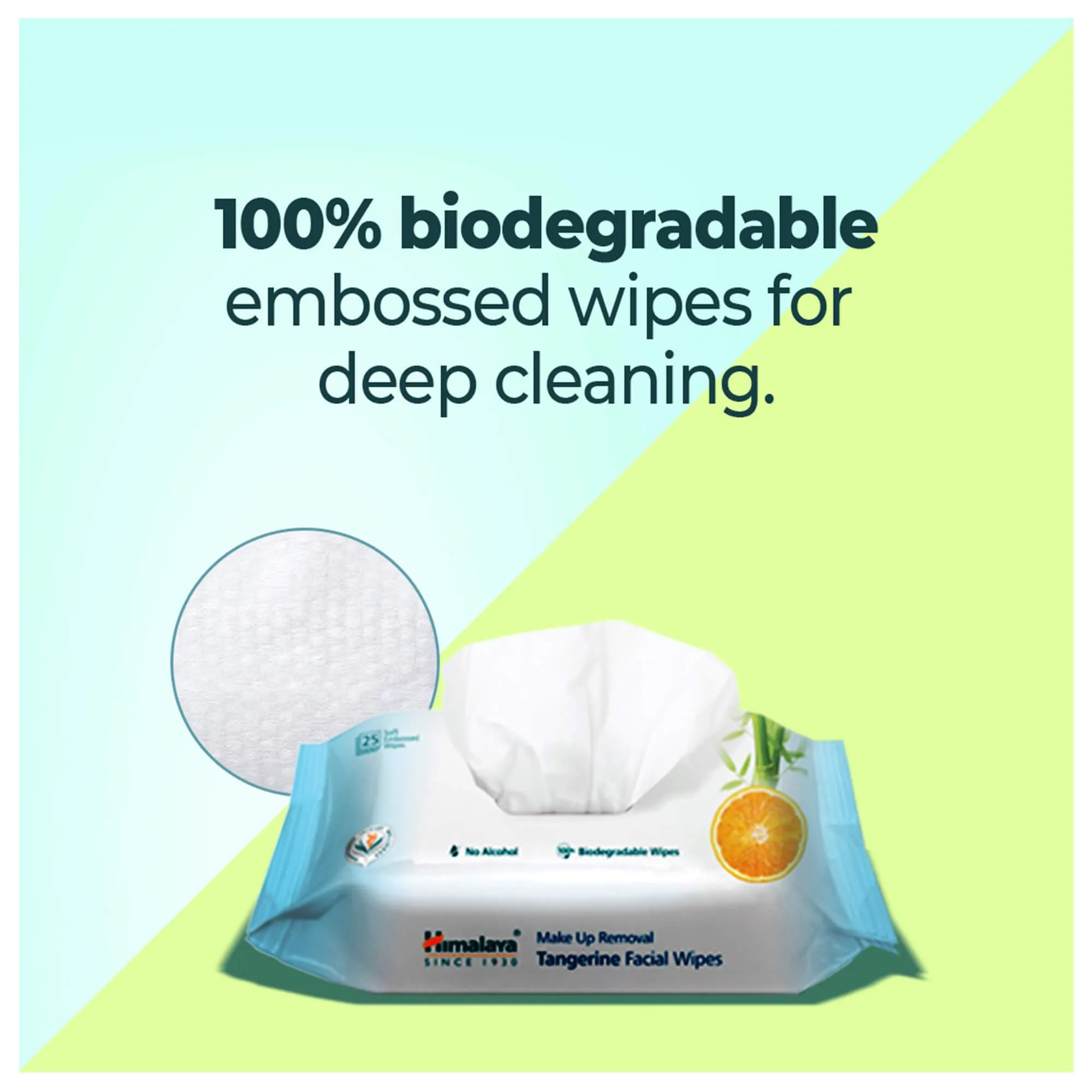 Himalaya Makeup Removal Tangerine Facial Wipes