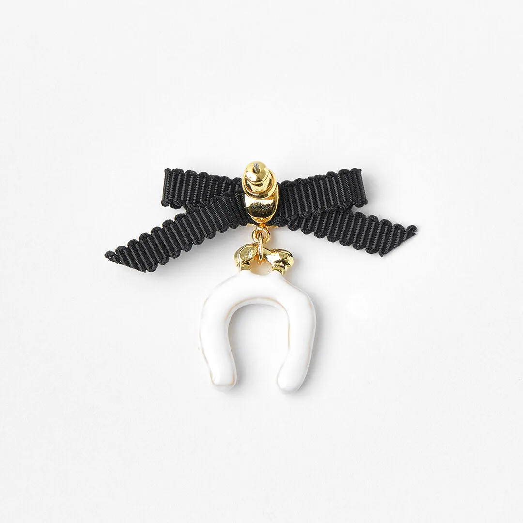 Horseshoe Feve Pierced Earring (Single)【Japan Jewelry】