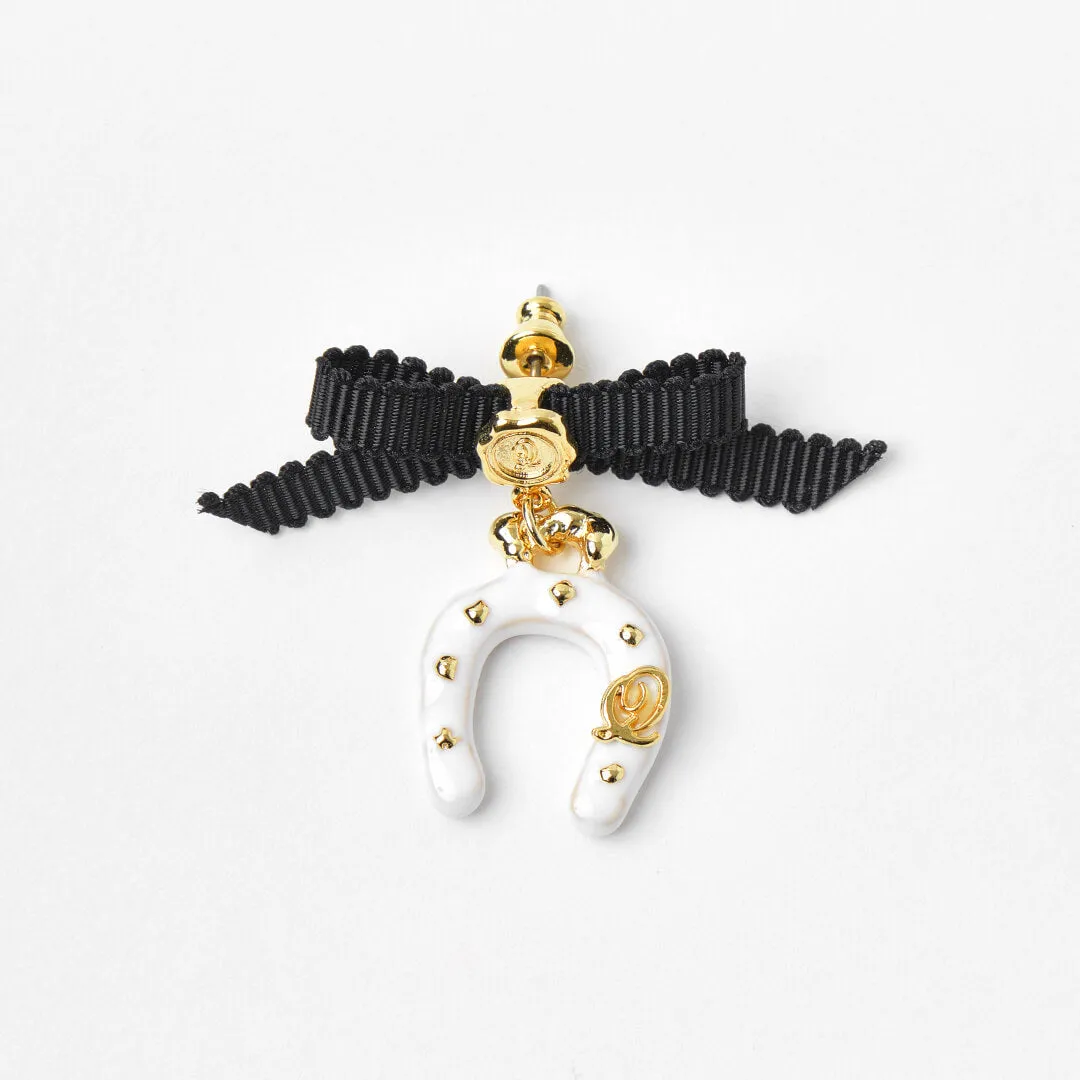 Horseshoe Feve Pierced Earring (Single)【Japan Jewelry】