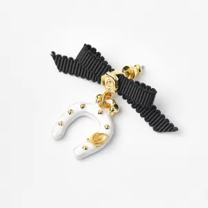 Horseshoe Feve Pierced Earring (Single)【Japan Jewelry】