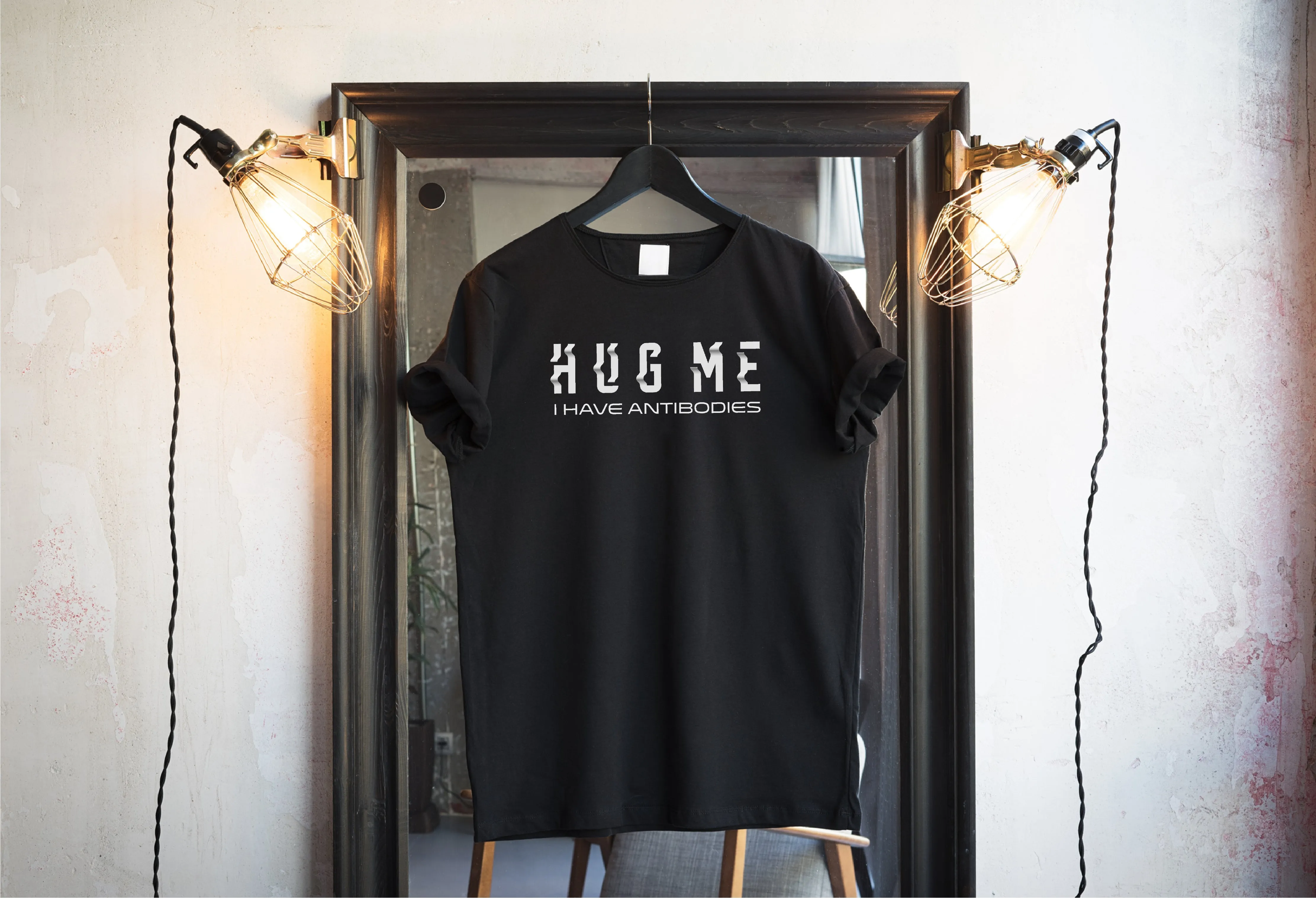HUG ME I Have Antibodies Funny T-Shirt & Hoodie