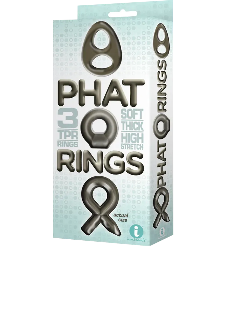 Icon Brands - Phat Rings Smoky Gray