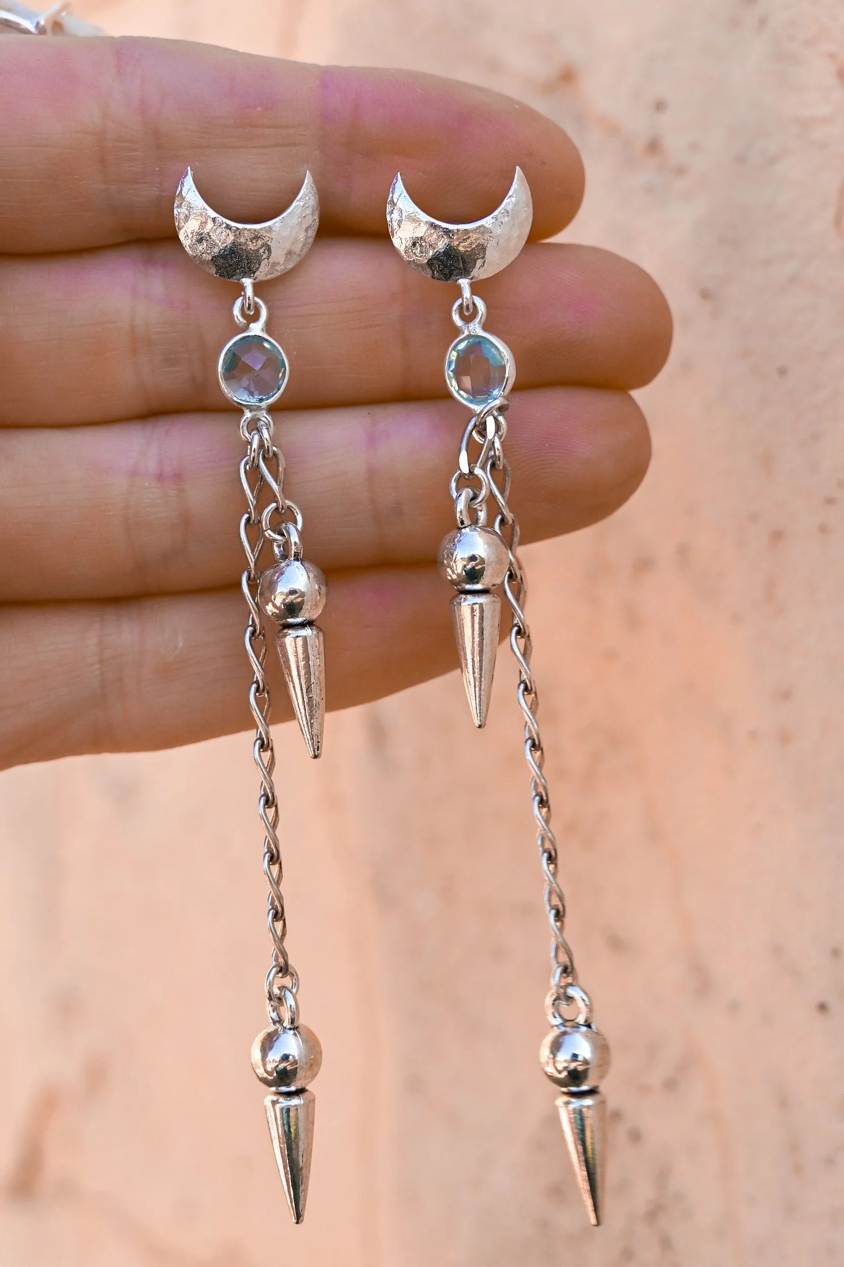 In My Truth Aqua Quartz Earrings