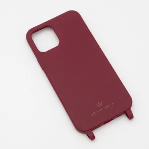 iPhone Burgundy Silicone Cover