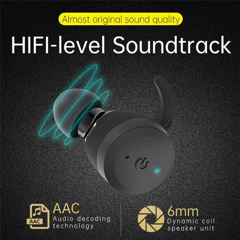 IPX7 20 Hours Play Time Swimming Waterproof  Hooks Stereo Earbuds