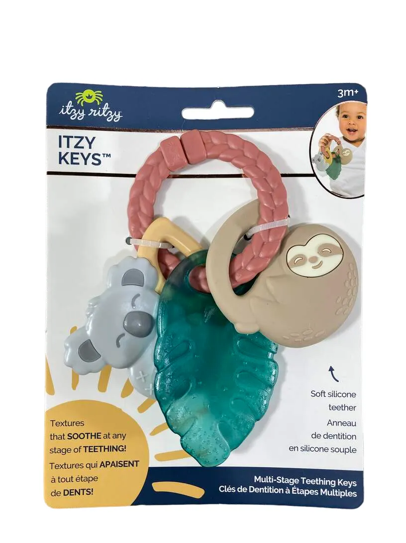 Itzy Ritzy Itzy Keys Teething Rings, Tropical