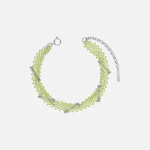 Justine Clenquet Acid Choker - Green
