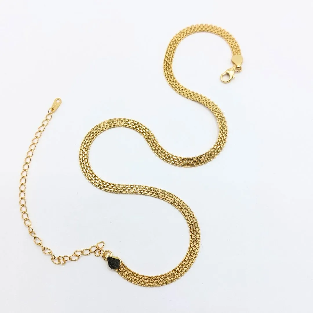 JWL Gold Mesh Choker - Gold Vermeil