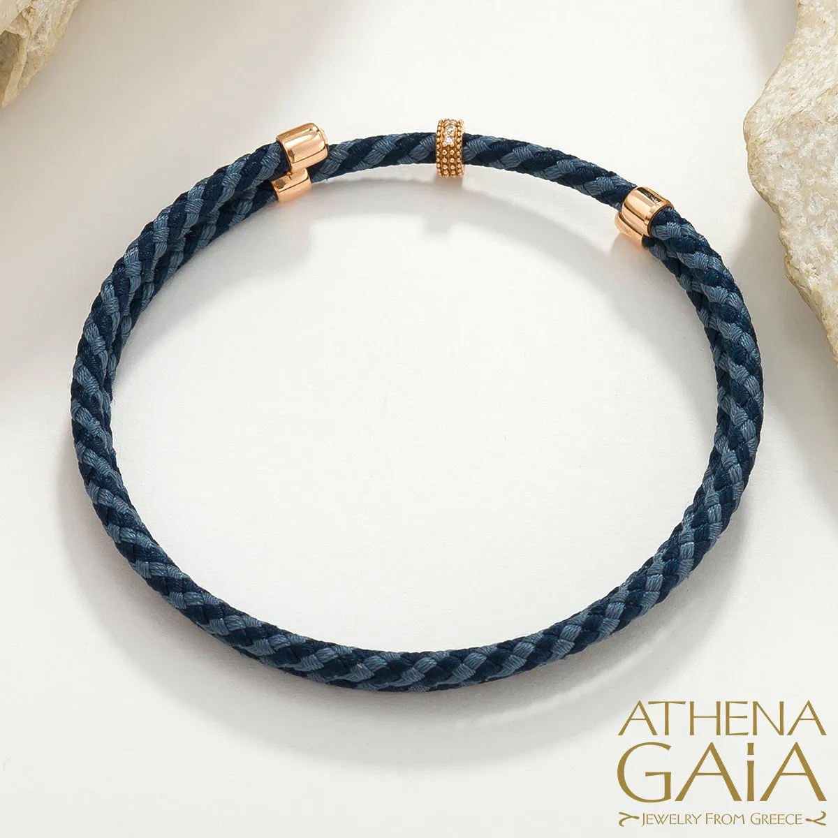 Karpathos Double Cord Adjustable Bracelet