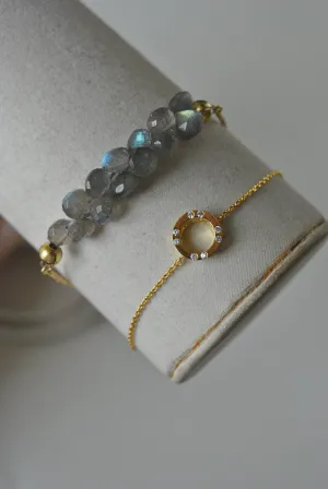 KASHMERE BRACELETS COLLECTION - LABRADORITE LOVE