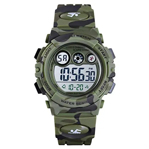 Kids Digital Sport Watches for Boys Girls Outdoor Waterproof