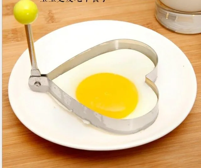 Kitchen Appliances Egg Shaper Omelette Mould Egg Pancake Rings Stainless Steel Form for Frying Eggs Tools Device Egg Shaped