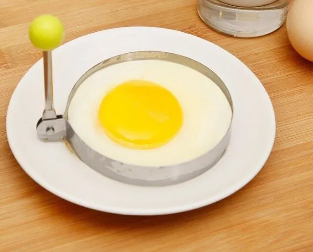 Kitchen Appliances Egg Shaper Omelette Mould Egg Pancake Rings Stainless Steel Form for Frying Eggs Tools Device Egg Shaped