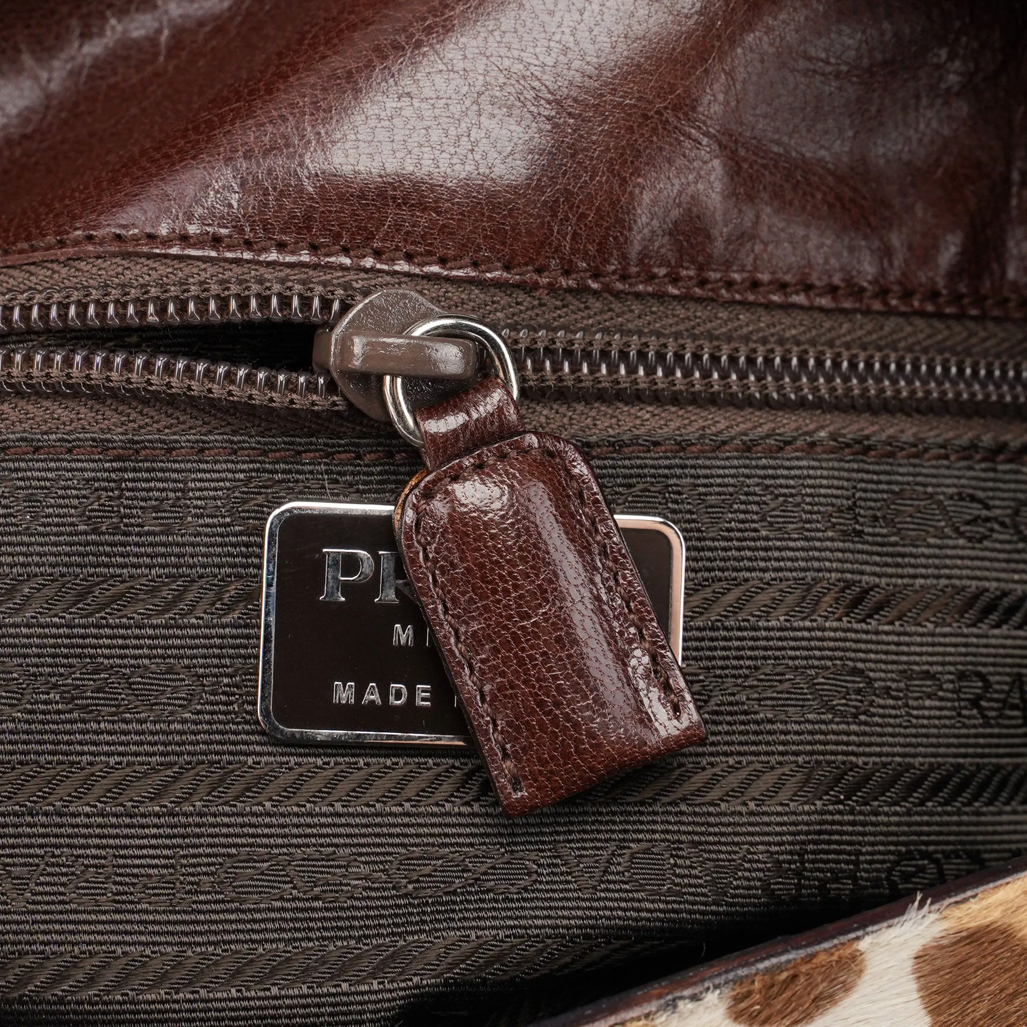 Leopard Fur Plastic Chain Shoulder Bag