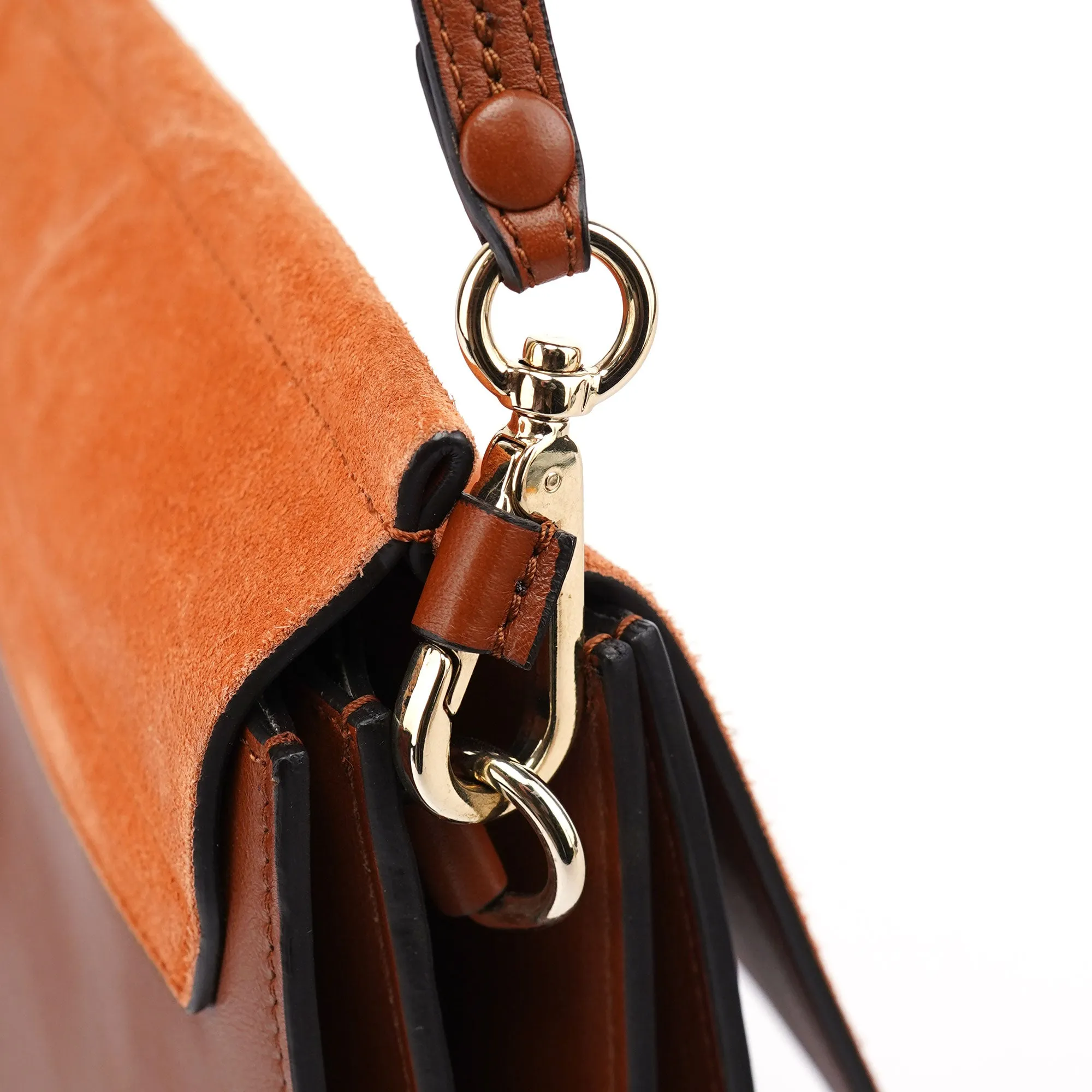 Light Brown Suede Boho Shoulder Bag