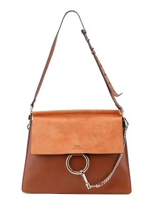 Light Brown Suede Boho Shoulder Bag