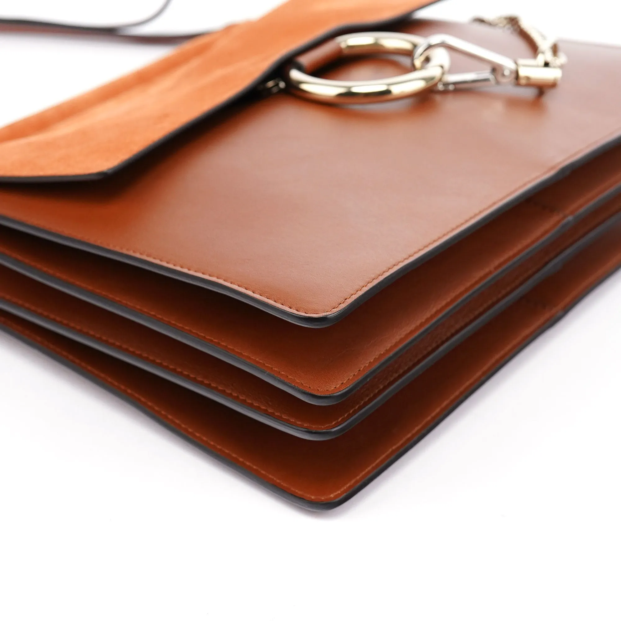 Light Brown Suede Boho Shoulder Bag
