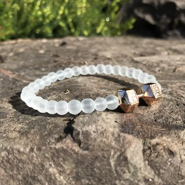Limited Edition Rose Gold Dumbbell Bracelet
