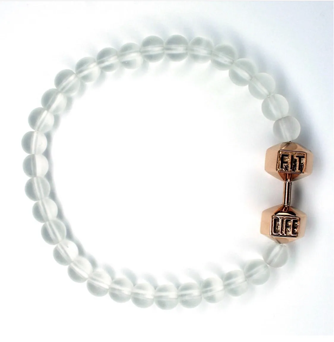 Limited Edition Rose Gold Dumbbell Bracelet