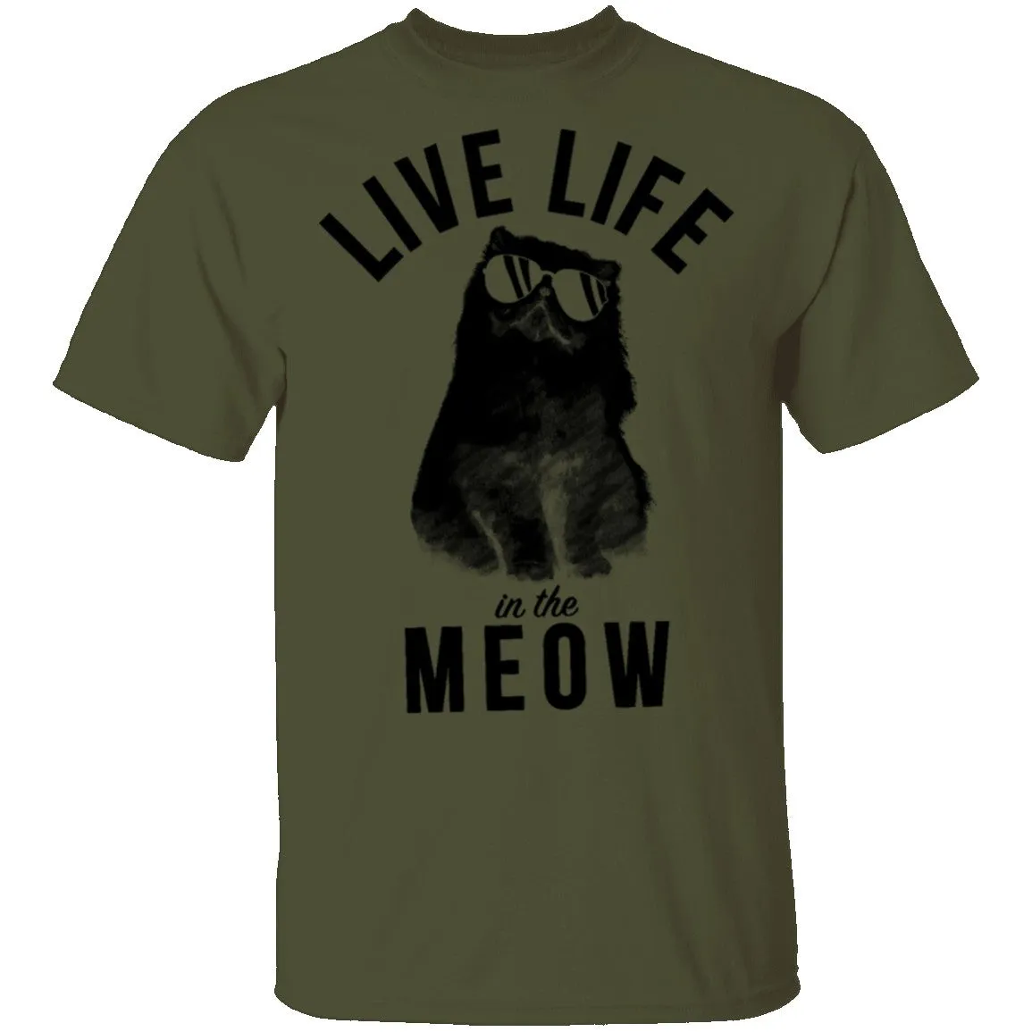 Live Life In The Meow T-Shirt