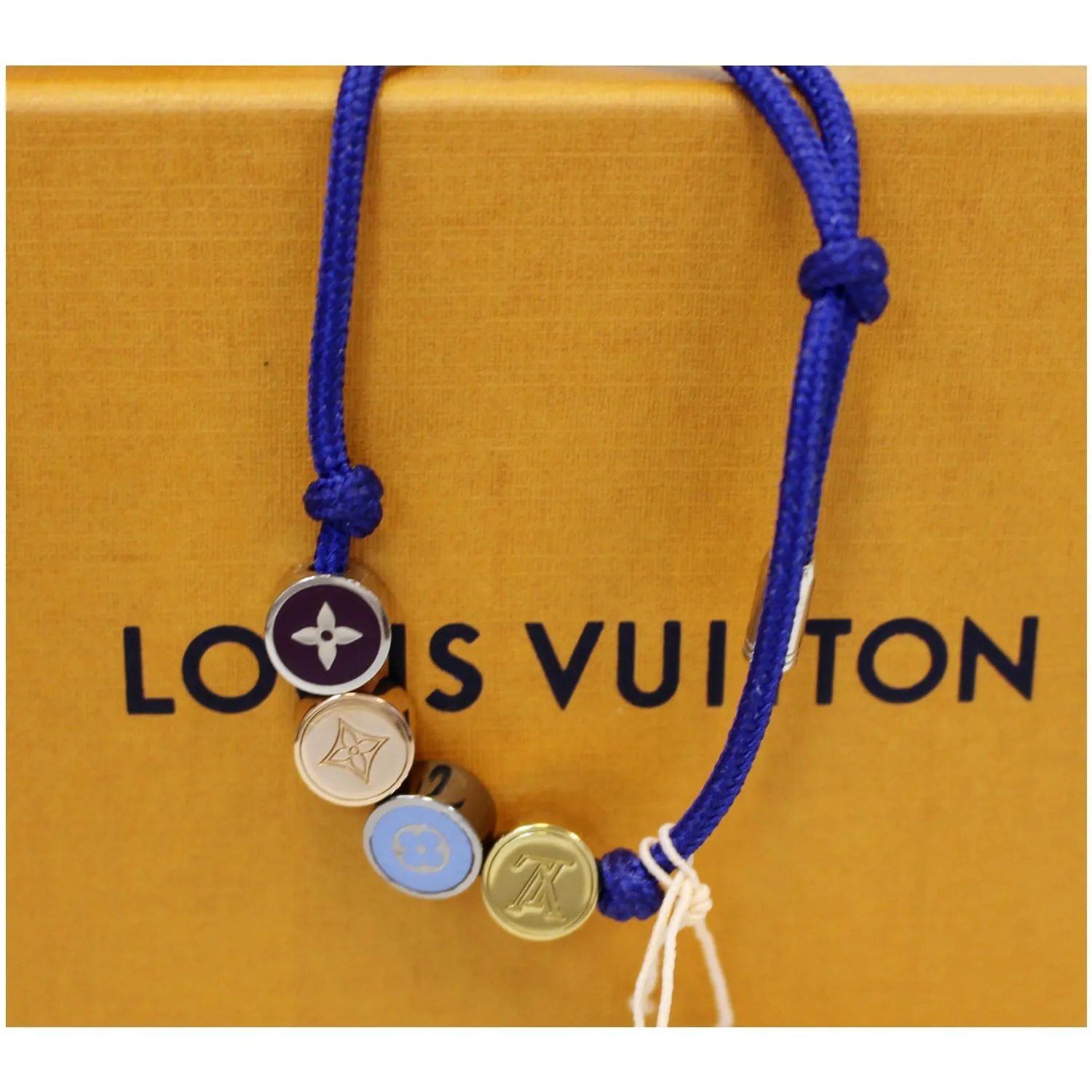 LOUIS VUITTON LV Colors Beads Bracelets Blue