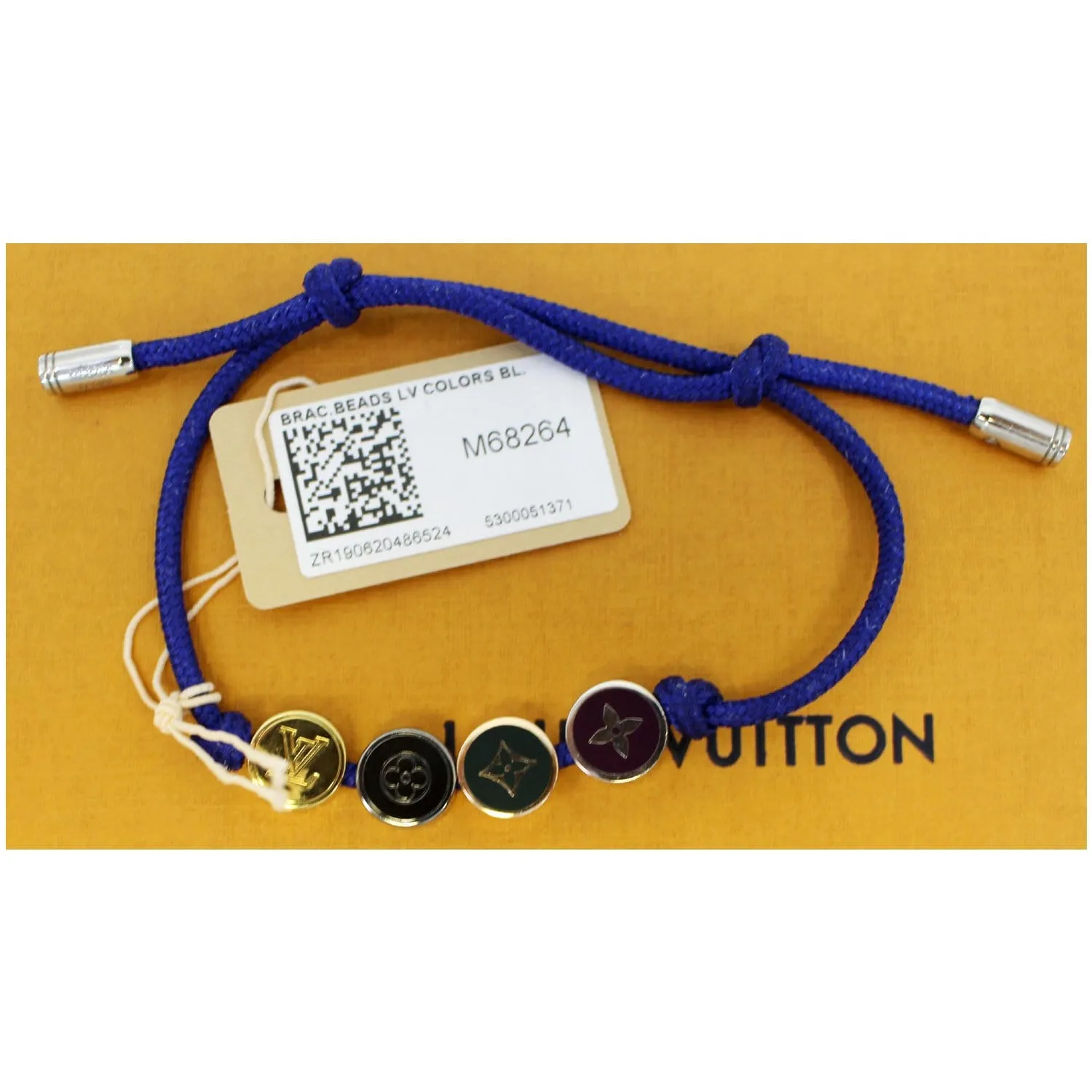 LOUIS VUITTON LV Colors Beads Bracelets Blue