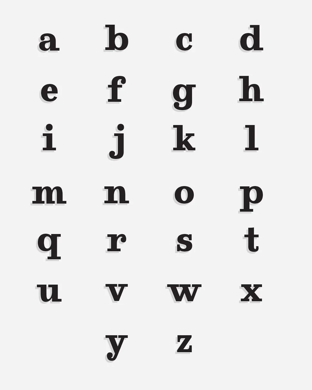 Lowercase Bracelet