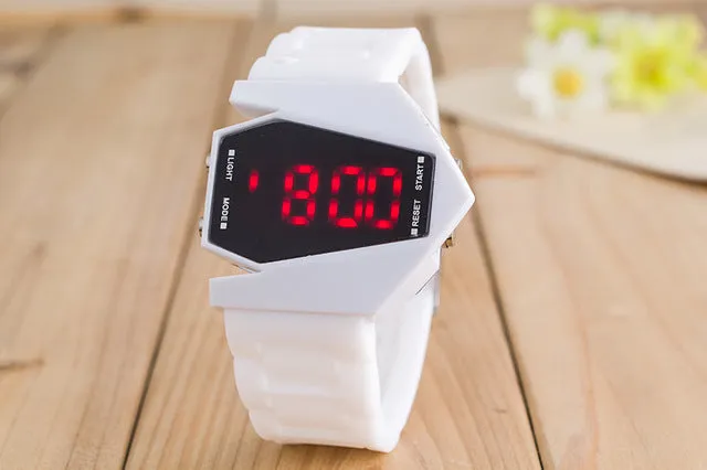 Luxury Digital Alarm Stopwatch Back Light LED Watch Women Men Children Sports Wrist Watch Clock relogio feminino masculino saat