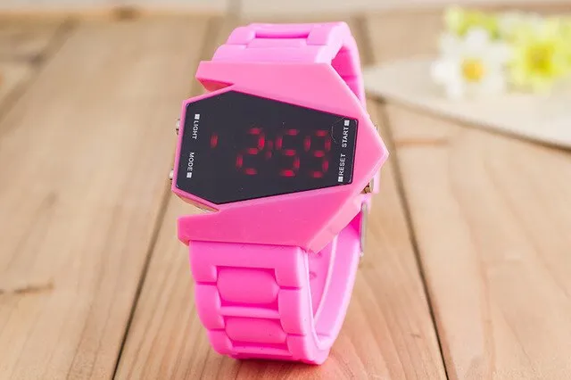 Luxury Digital Alarm Stopwatch Back Light LED Watch Women Men Children Sports Wrist Watch Clock relogio feminino masculino saat