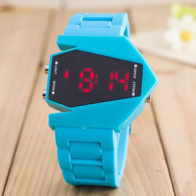 Luxury Digital Alarm Stopwatch Back Light LED Watch Women Men Children Sports Wrist Watch Clock relogio feminino masculino saat