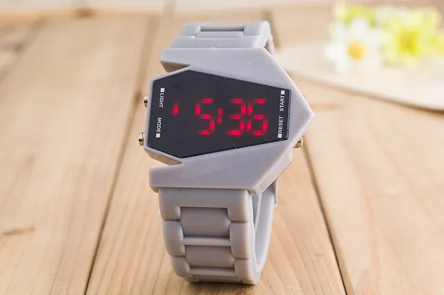 Luxury Digital Alarm Stopwatch Back Light LED Watch Women Men Children Sports Wrist Watch Clock relogio feminino masculino saat