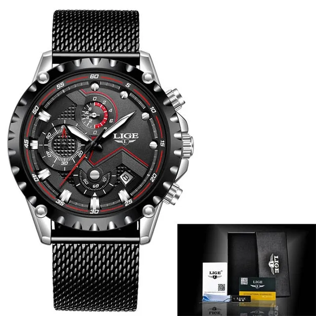 Luxury Mens Fashion Watch Men Sport Waterproof Quartz Watches Men All Steel Army Military Watch