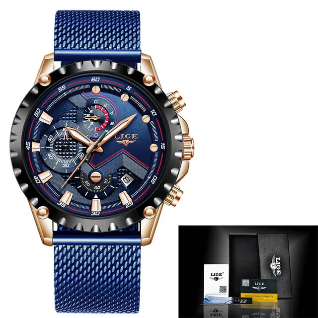Luxury Mens Fashion Watch Men Sport Waterproof Quartz Watches Men All Steel Army Military Watch