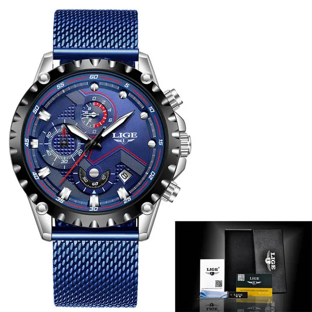 Luxury Mens Fashion Watch Men Sport Waterproof Quartz Watches Men All Steel Army Military Watch