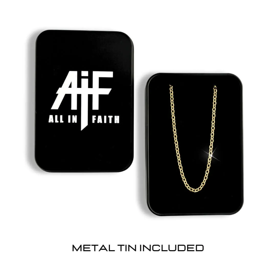 Marathon Necklace | 26.2 Mile Running | Gold