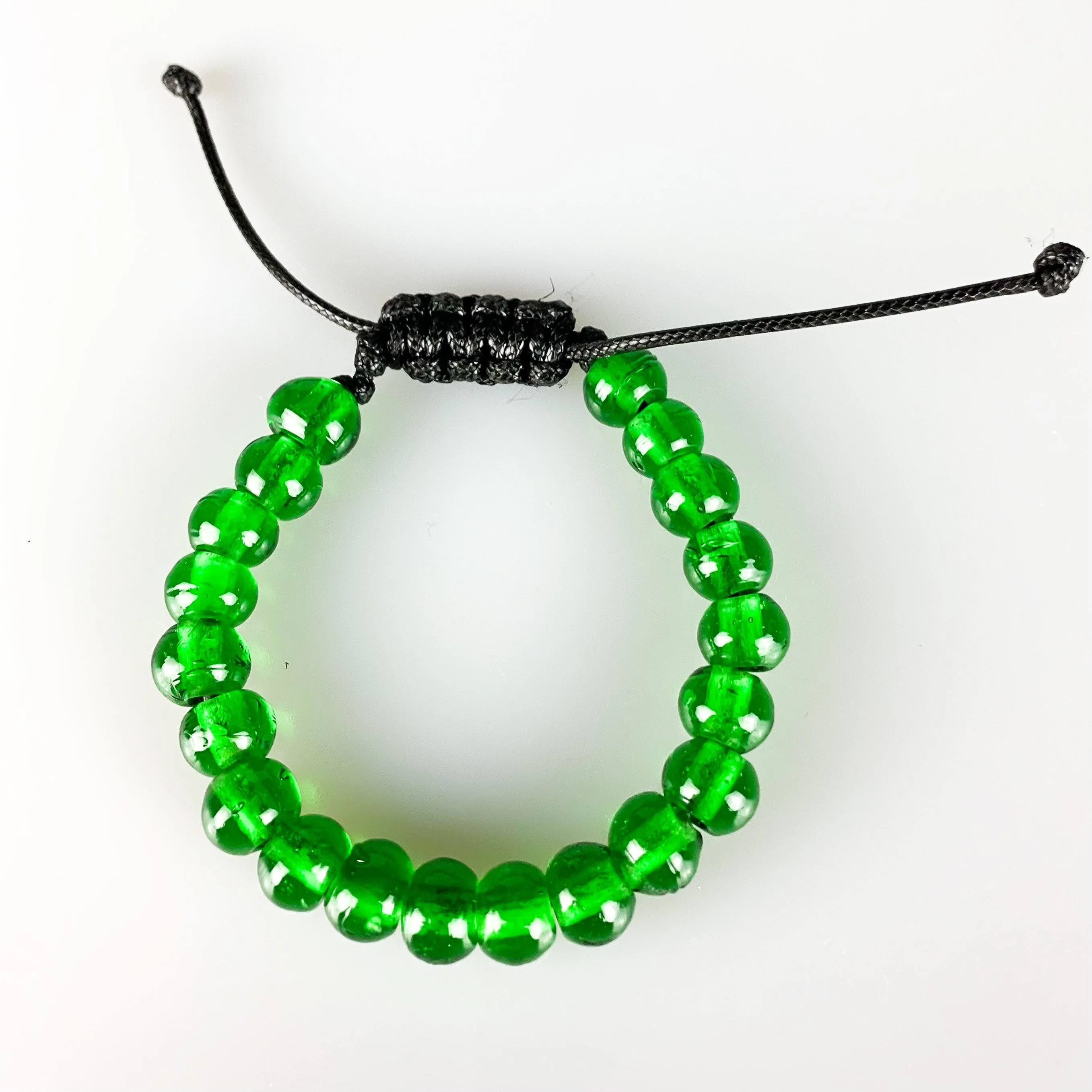 ME™ Recycled Glass Adjustable Bracelet - Green