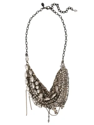 Meant to Mesh Bib Necklace - NCR68MXCRY
