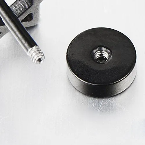 Men Women Circle Stud Earrings, Steel Cheater Fake Ear Plugs Gauges Illusion Tunnel