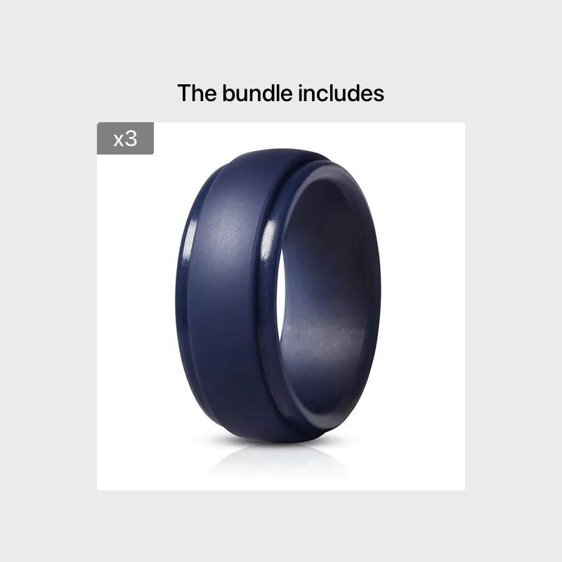 Men's Silicone Ring - Durable & Comfortable Band