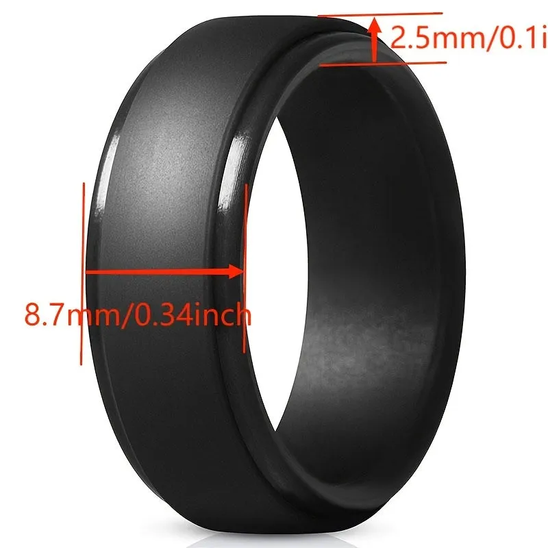 Men's Silicone Ring - Durable & Comfortable Band