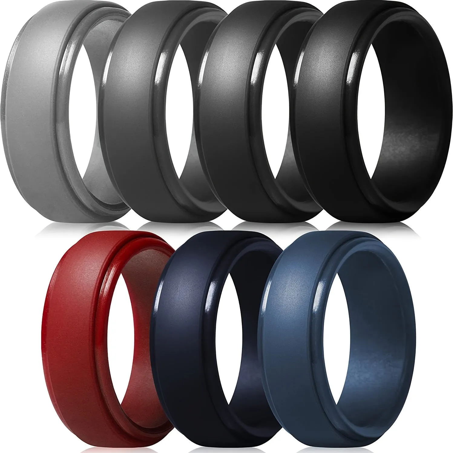 Men's Silicone Ring - Durable & Comfortable Band