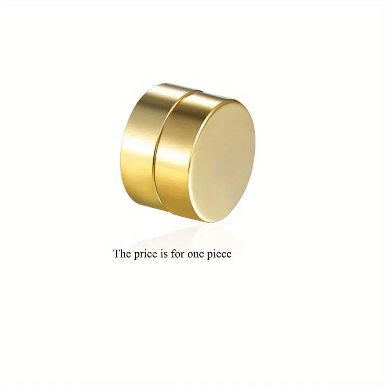 Men's Stainless Steel Magnetic Stud Earrings