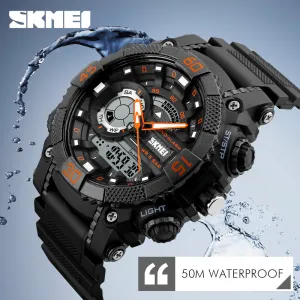 Mens Watches Top Brand Luxury Men Military Watches LED Digital Analog Quartz Watch Sports Wrist watch Waterproof Relogio Clock