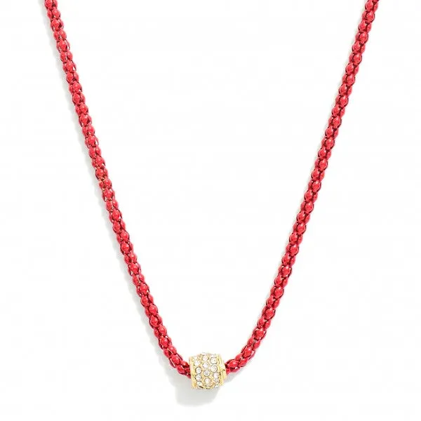 Mesh Chain Link Necklace