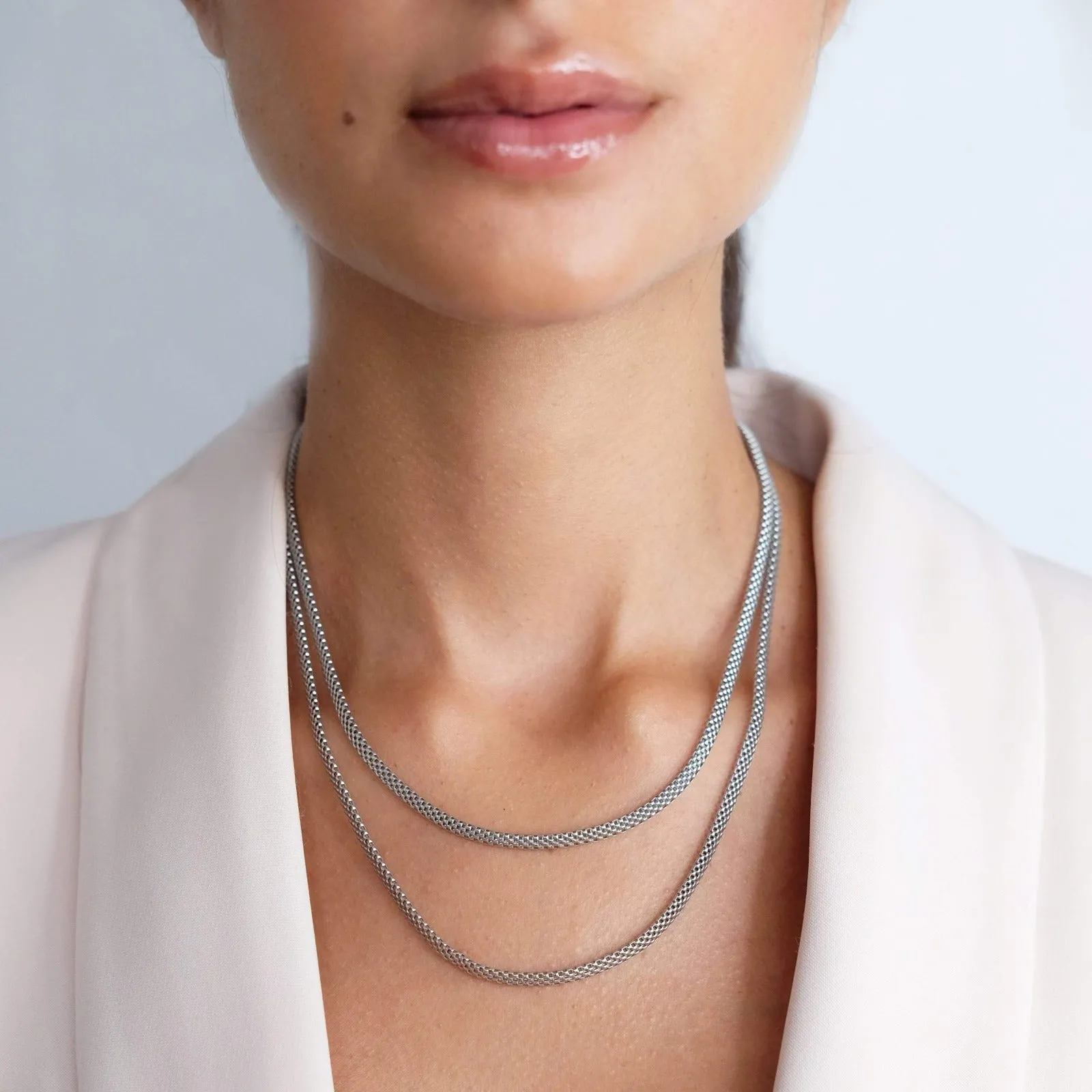Mesh Chain Necklace