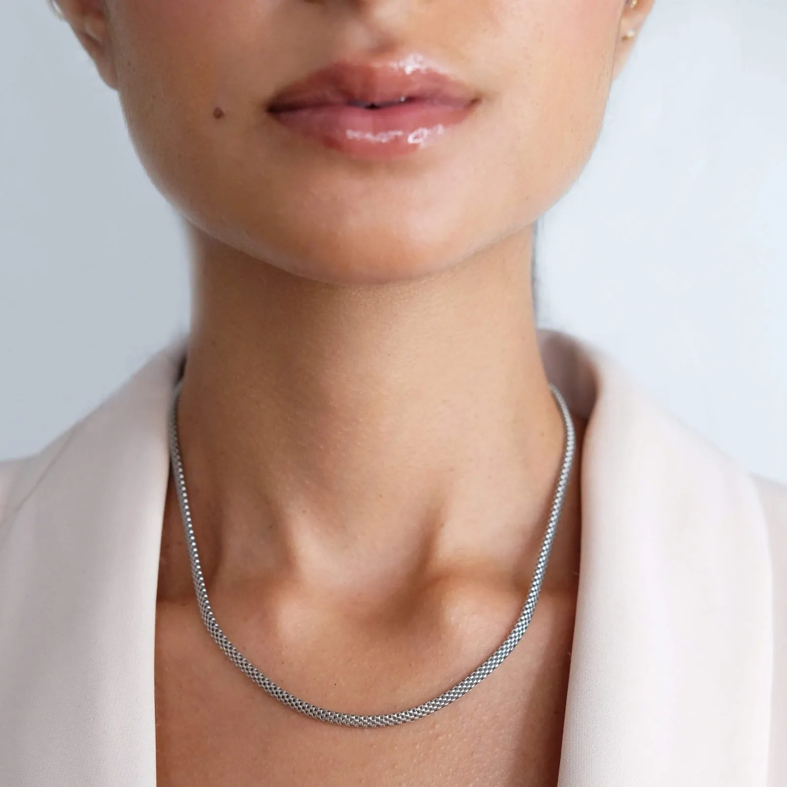 Mesh Chain Necklace