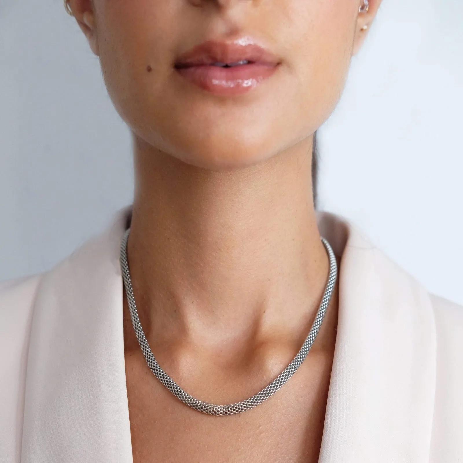 Mesh Chain Necklace