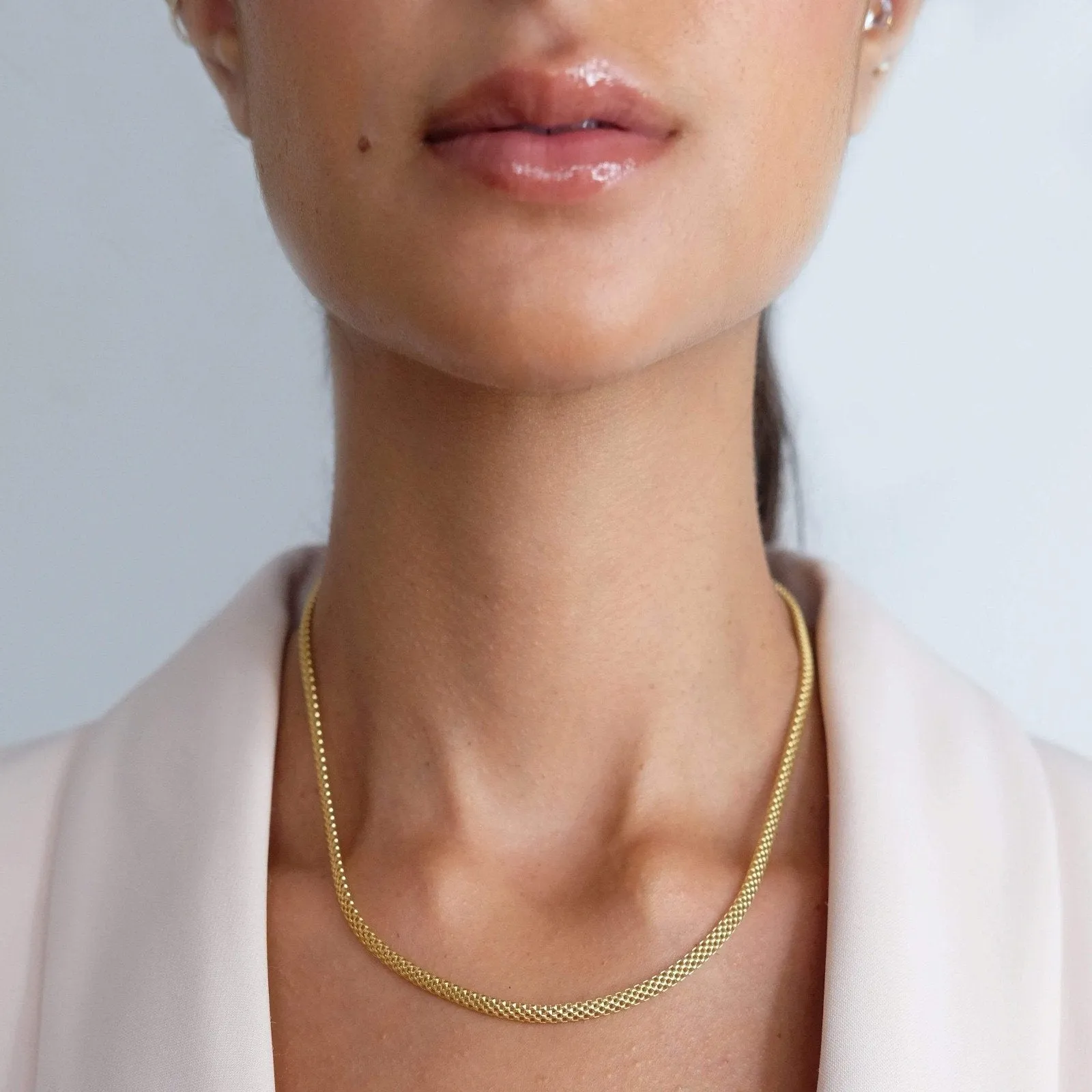 Mesh Chain Necklace
