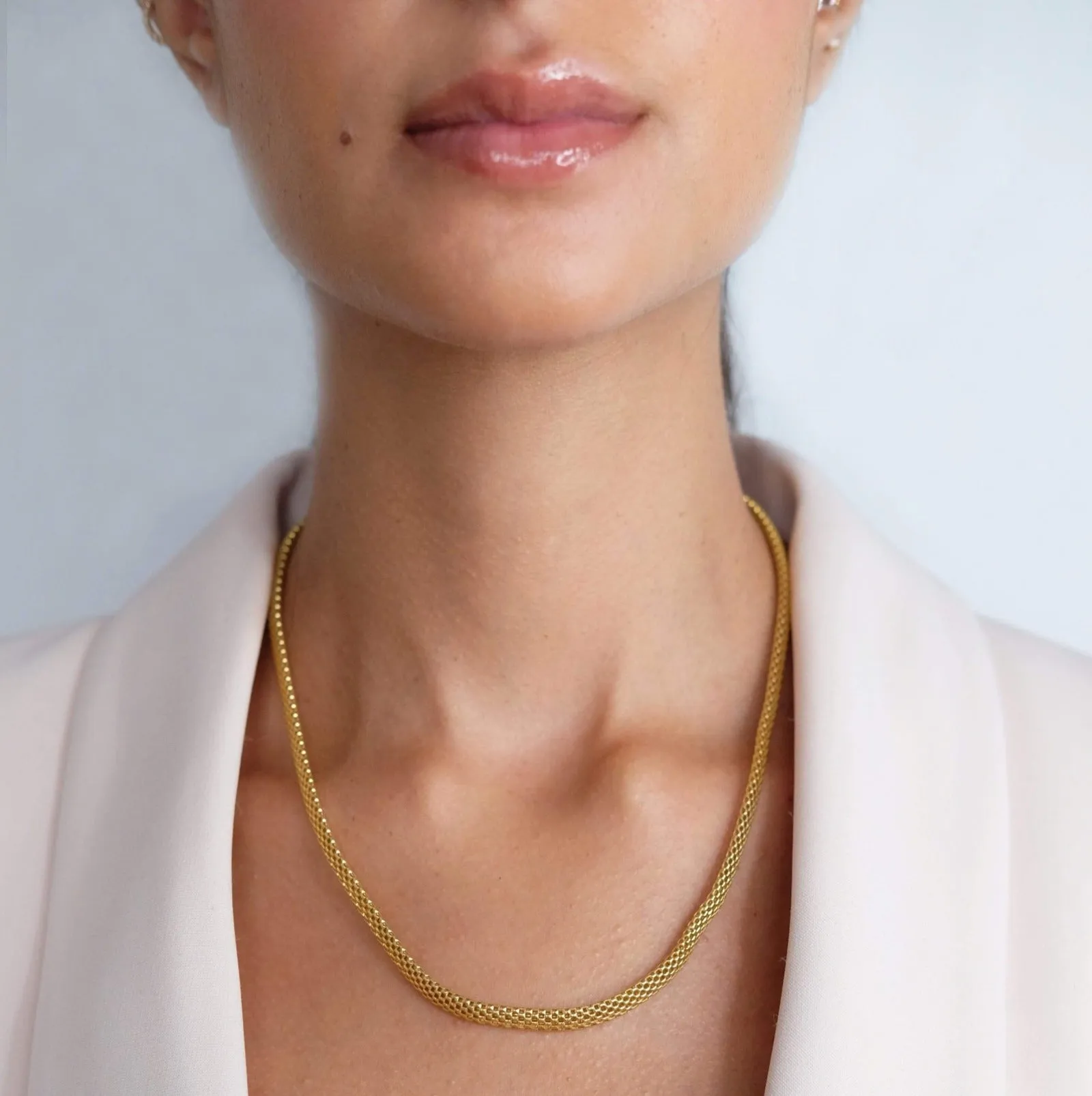 Mesh Chain Necklace
