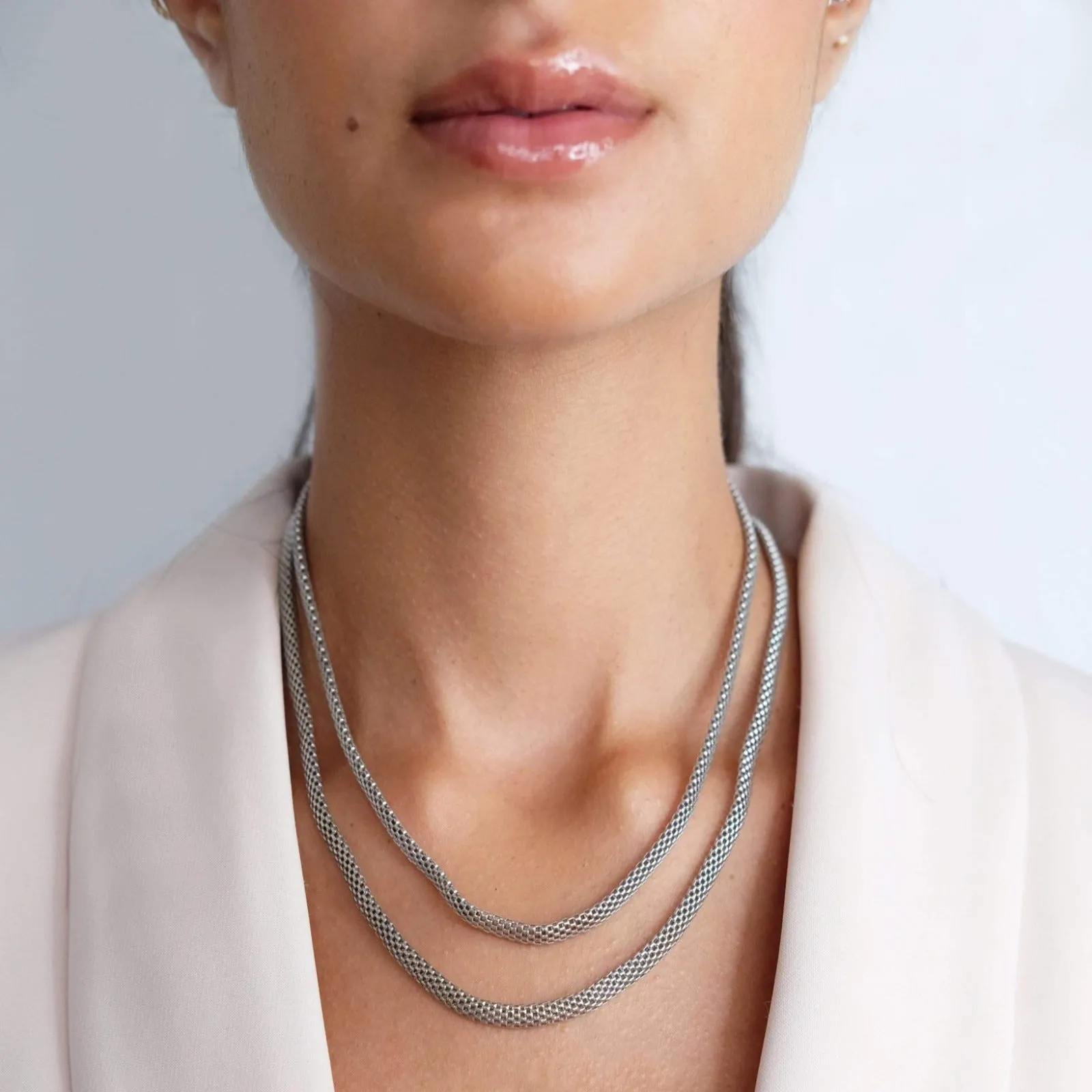 Mesh Chain Necklace
